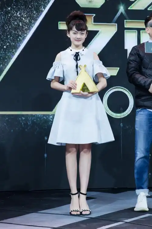 文淇清新亮相心赏之夜获最具潜力新人奖