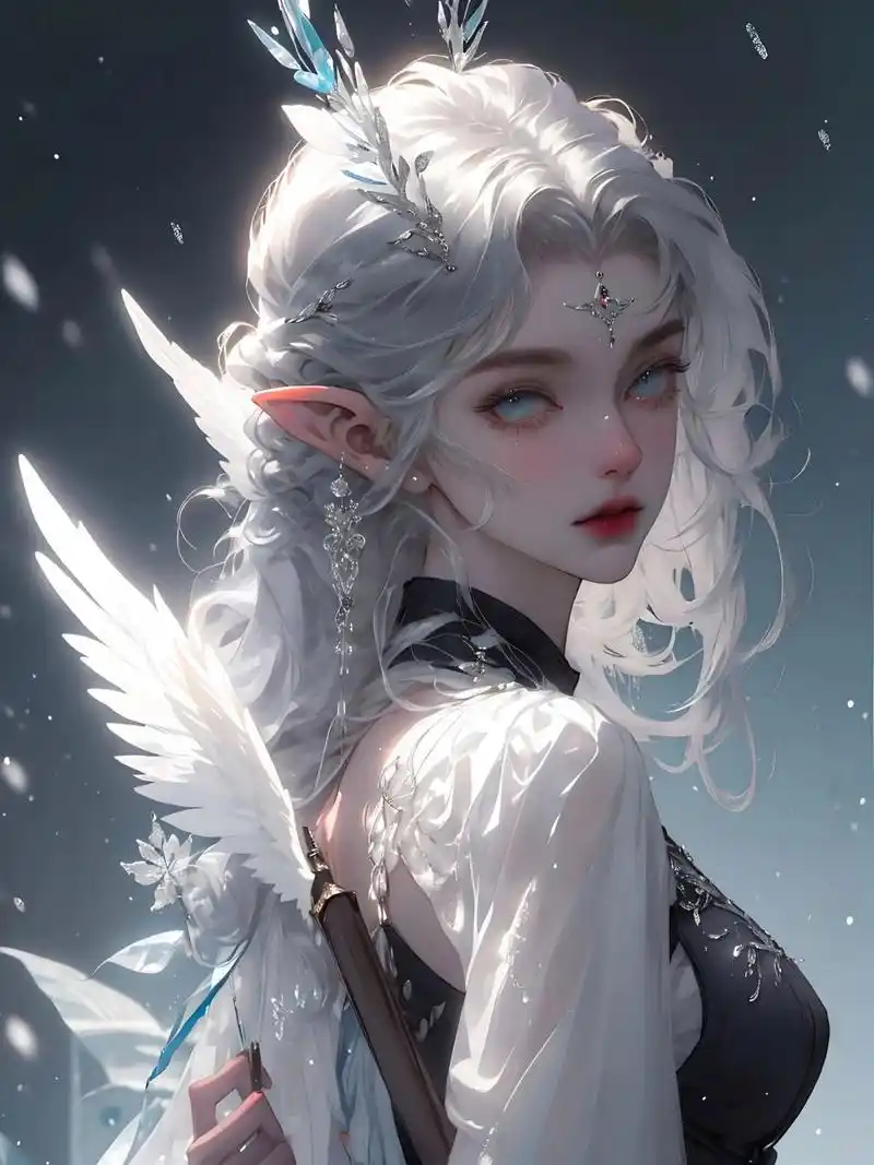 精灵天使翅膀·梦幻女生头像 "你是我永远无法用语言描述的心动" 36