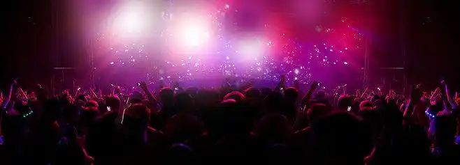 氛围热闹人群演唱会背景