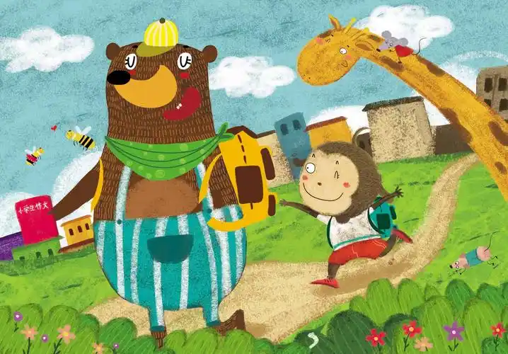 绘本封面|插画|儿童插画|董美红 - 原创作品 - 站酷 (zcool)