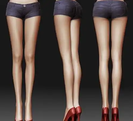 女生标准腿型到底长什么样?