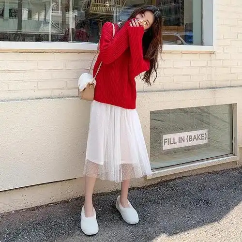 红色配白色好看吗?