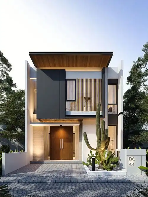 案例分享712m二层独栋现代别墅