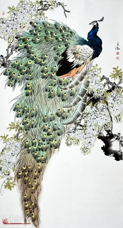 天然意趣-天津著名画家陈之海花鸟画新作欣赏