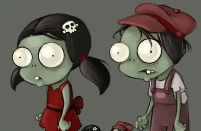 pvz内测时期有2个女性僵尸后来被当做废稿现在已删除