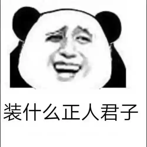 装什么正人君子qq表情包斗图表情