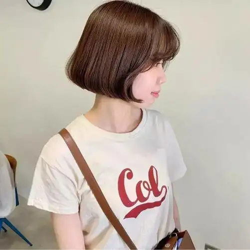 大脸妹子最爱的短发,显瘦不显老