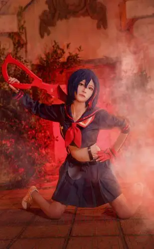 斩服少女缠流子cosplay