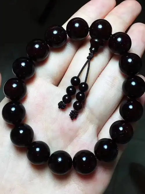 小叶紫檀 黑珍珠包浆老料