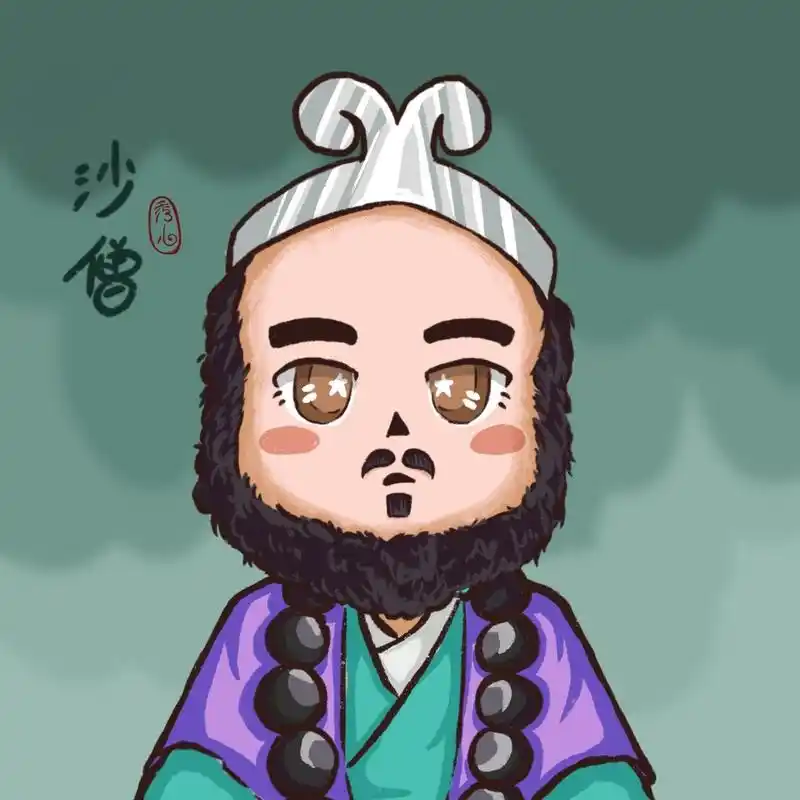 原创q版沙僧人物头像~ 大师兄!师父被妖怪抓走了!