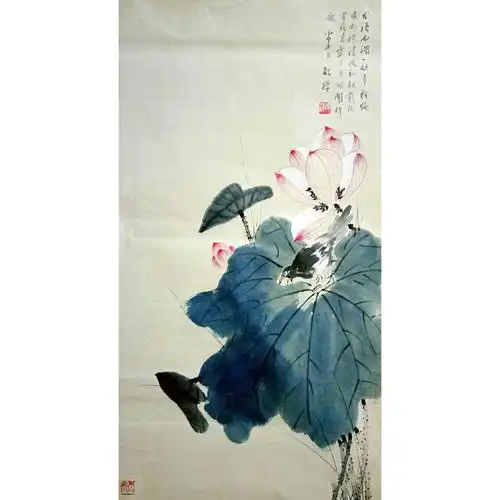 张清永国画作品荷花27