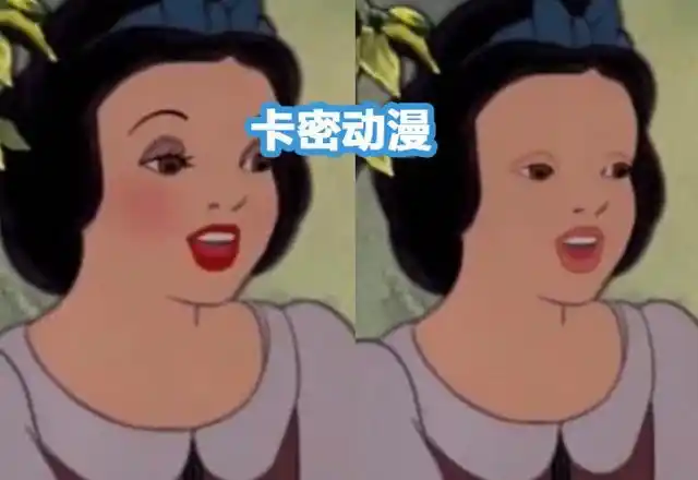 卸妆后的迪士尼公主你见过吗艾莎不忍直视白雪公主变美了