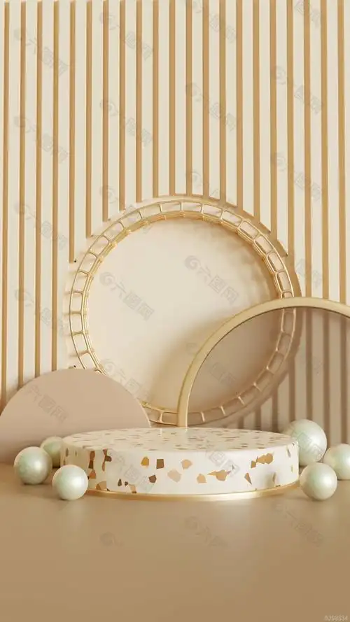 美妆护肤品电商产品展台背景图片下载