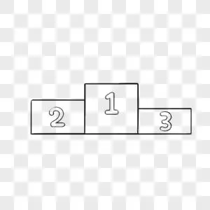 颁奖台简笔画图片