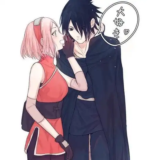 在动漫中我们无法窥见小樱和佐助美丽的爱情,但是我们可以通过漫迷们