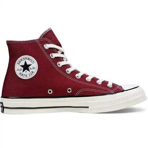 匡威converse三星标帆布鞋酒红高帮男女休闲帆布鞋162051c