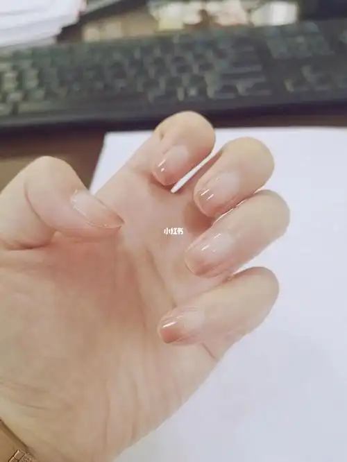 奶茶色美甲78清新淡雅