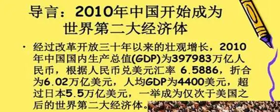 中国什么时候成为第二大经济体