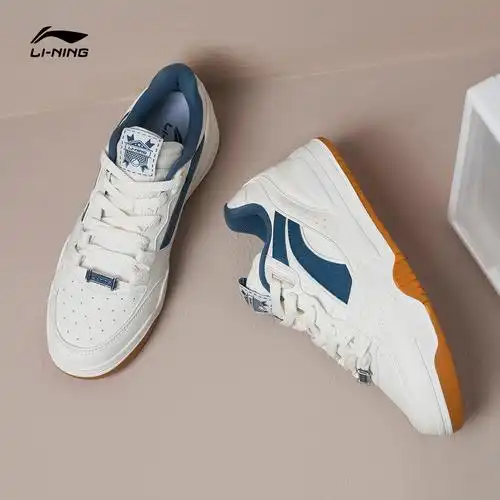 华晨晨宇同款李宁2022新款月白白板休闲男女运动休闲鞋