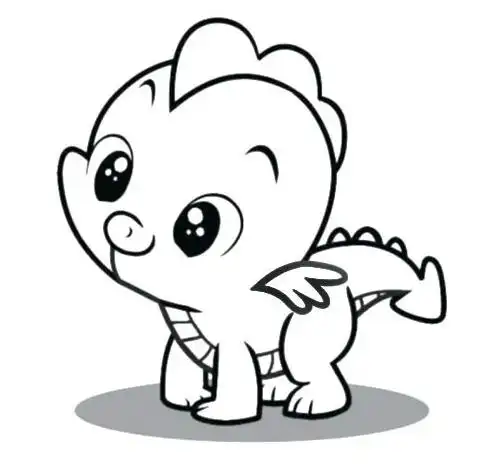 恐龙拜年简笔画