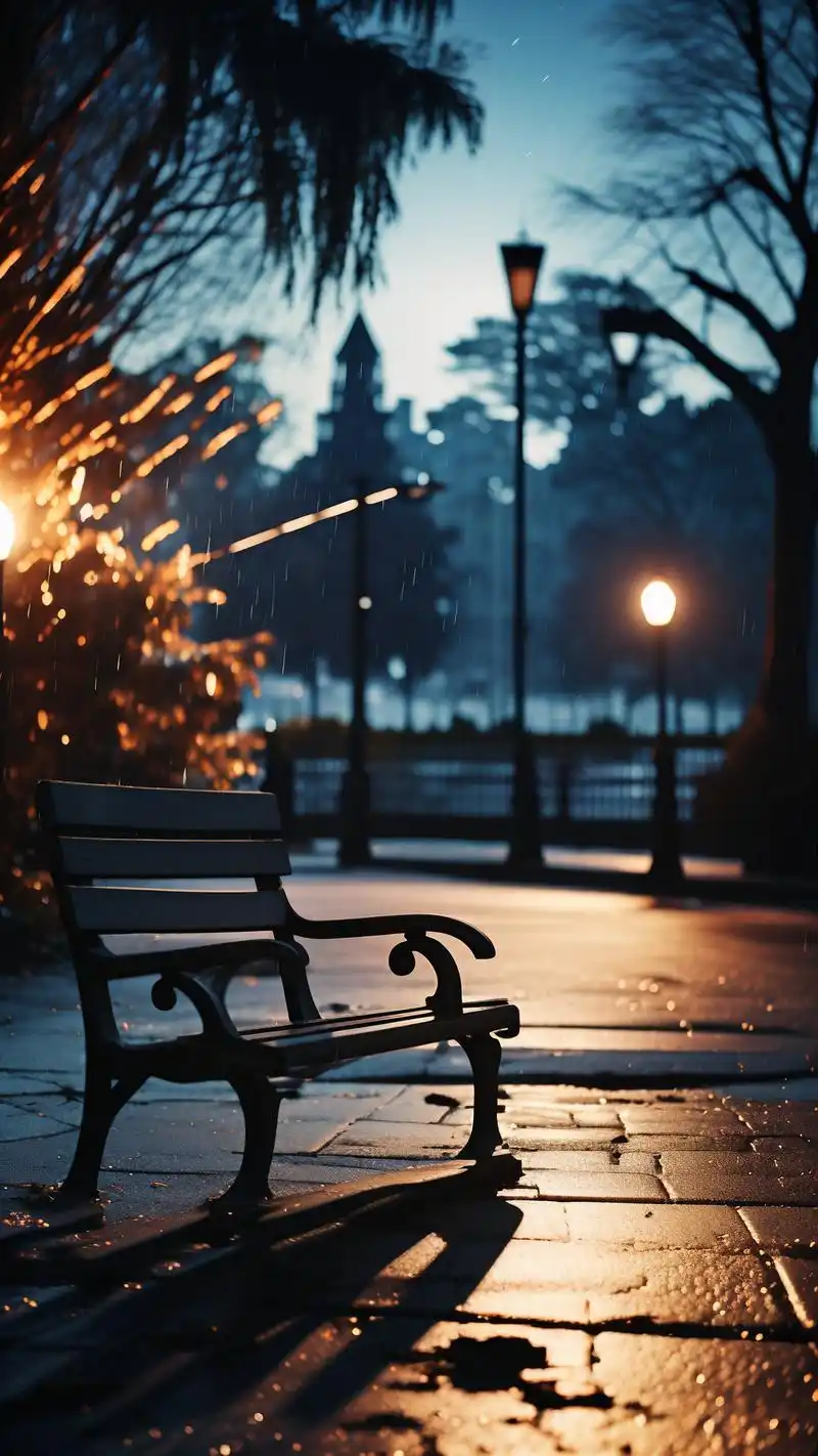 伤感夜景壁纸91,深夜的寂静与思绪97 每当夜幕降临,总有些情绪涌