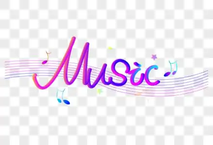 music艺术字体图片