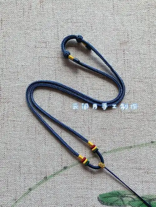 手工编绳 项链绳 四面佛吊坠绳 8股挂绳