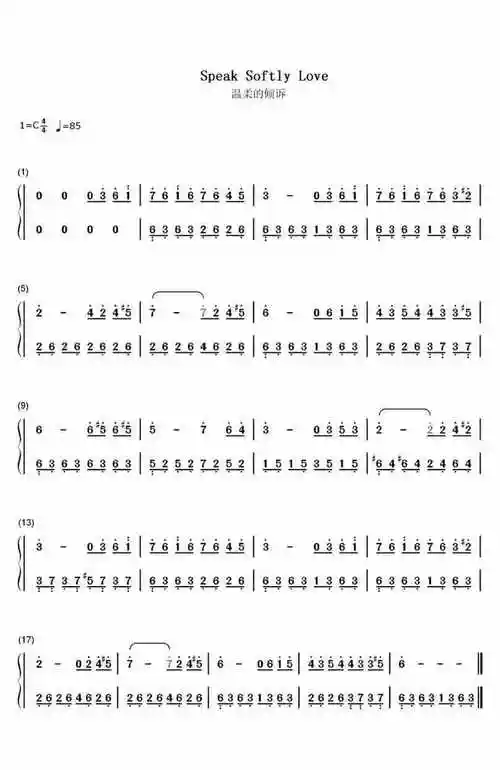 钢琴曲谱网钢琴曲子简单好听初级