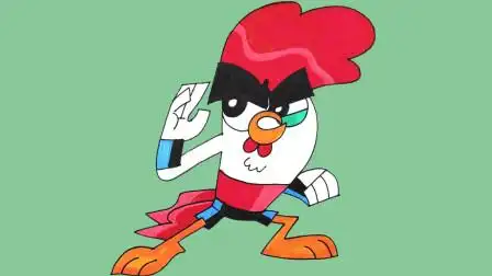 辣椒绘本 一只会功夫的鸡仔功夫鸡