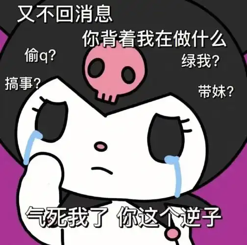 库洛米表情包我就是个委屈宝宝555