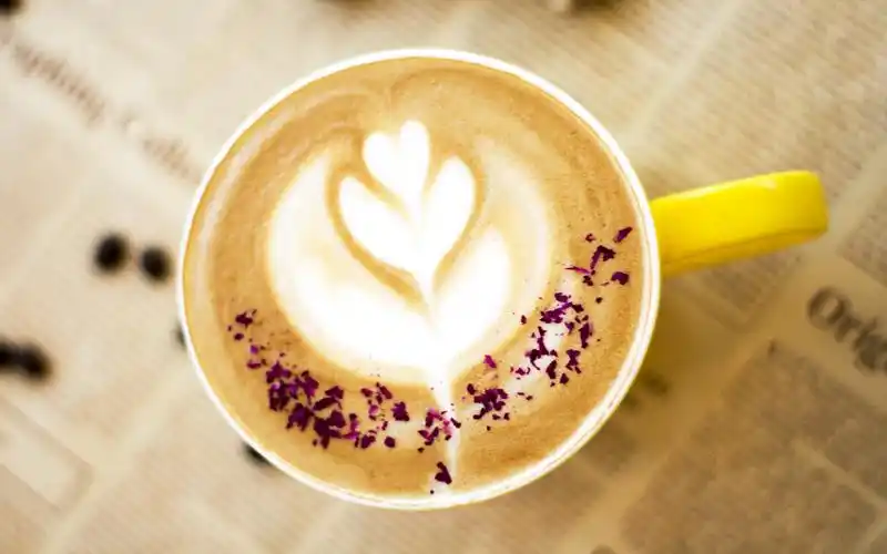 治愈系咖啡唯美意境