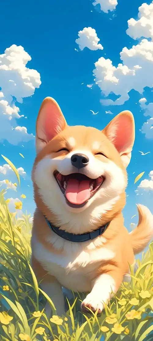 手机壁纸超级可爱超萌狗狗壁纸图片一键换上