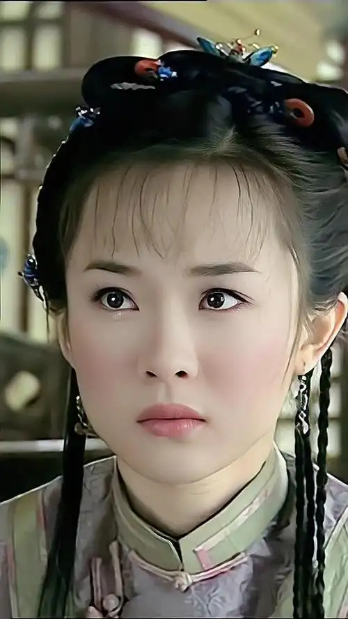 大美女霍思燕年轻时太水灵了很符合古典美