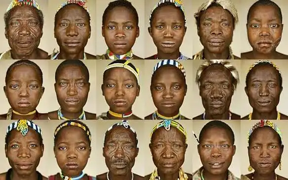 各种不同的非洲人