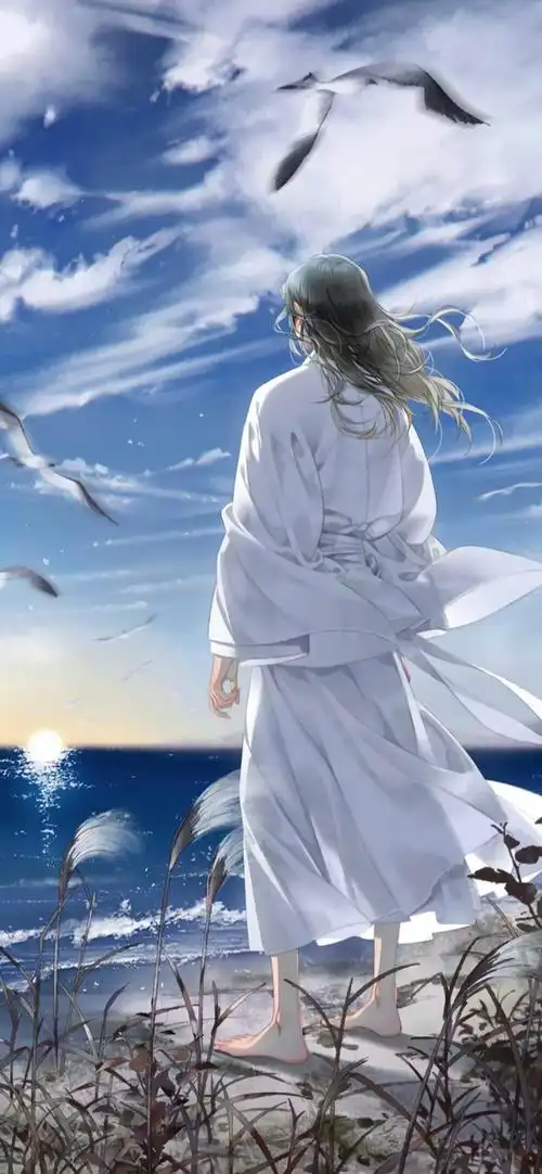 古风壁纸 - 人物手绘 cr:未知手机壁纸/唯美壁纸/聊天背景/小清新ins