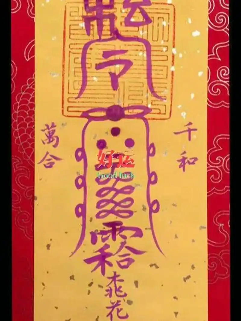 茅山桃花符壁纸,自取 茅山桃花符壁纸,九霄道长手绘拓下.