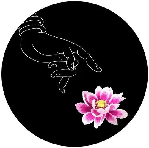 苏绣diy套件初学入门针迹扫描佛手莲花荷花苏绣