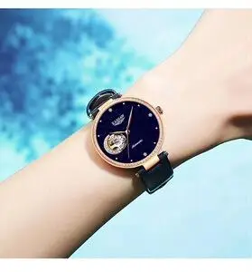 新款瑞士正品牌浪琴手表女士机械表镂空防水陀飞轮十大名牌腕表