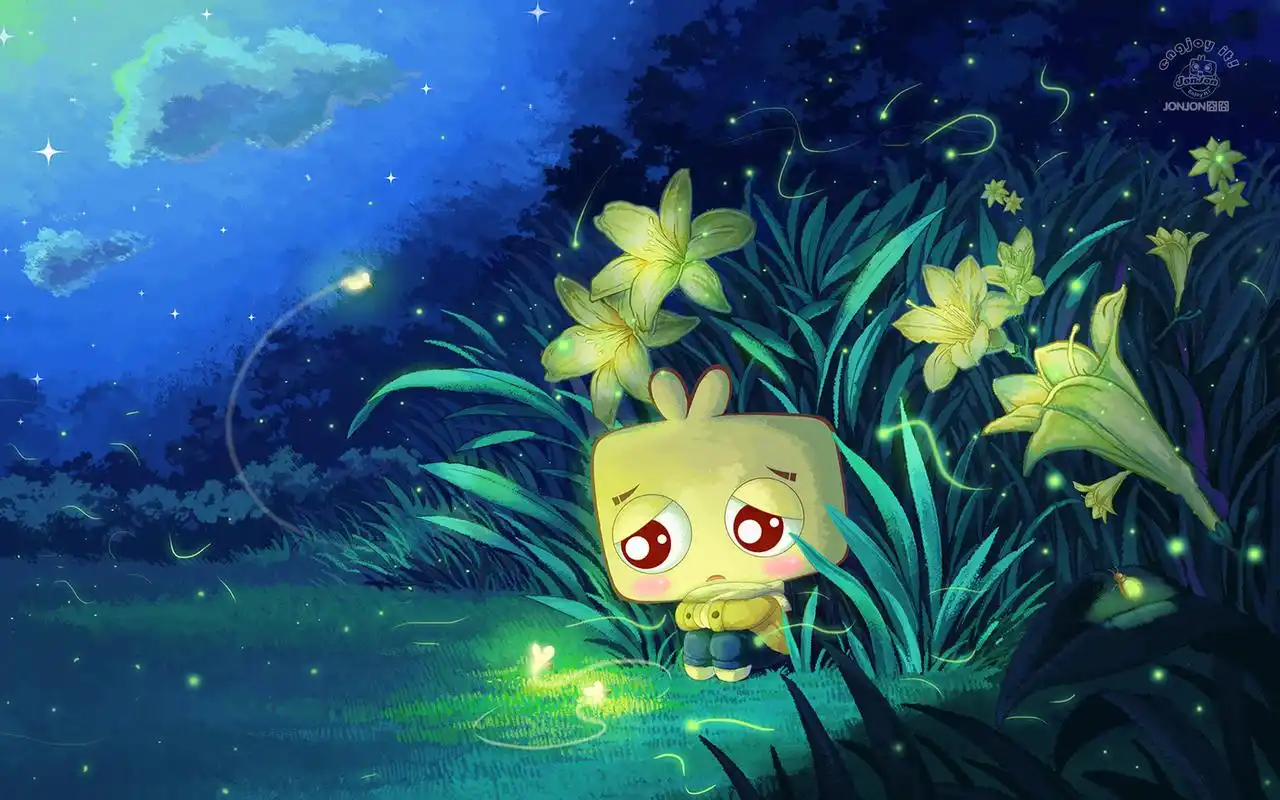 可爱温馨囧囧高清电脑桌面壁纸