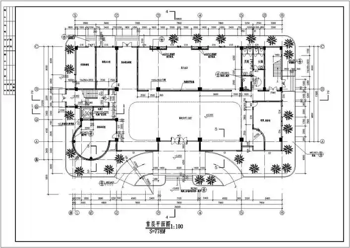 某地区6层建筑办公楼设计施工图纸_办公建筑_土木在线