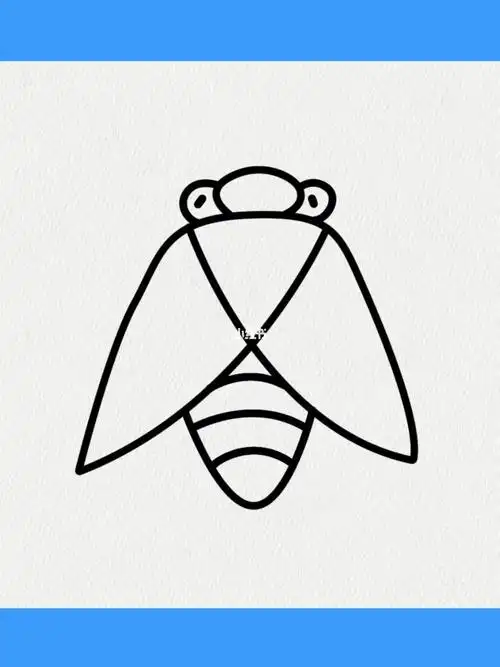 亲子   #育儿   #简笔画   #知了   #夏天的声音   #关注我每日更新