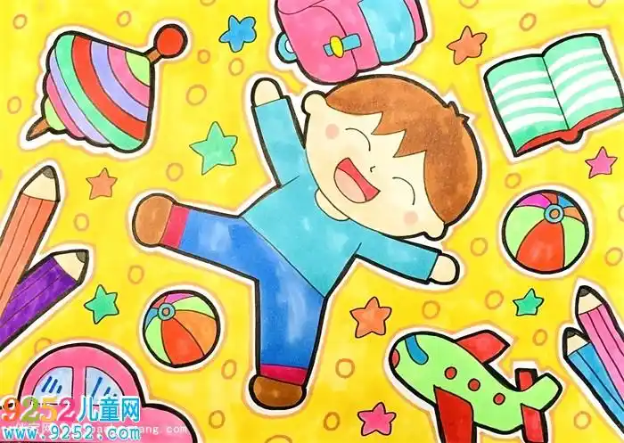 我的小天地怎么画小学生手抄报素材