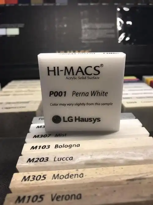 lg人造石豪美思人造石hi-macs纯亚克力人造石vb01