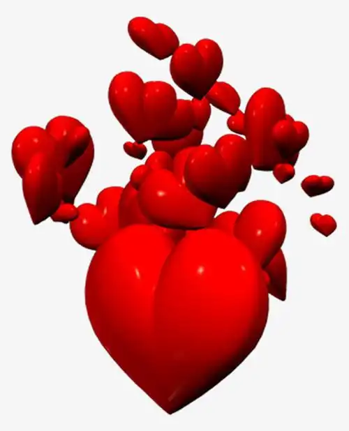 立体爱心素材