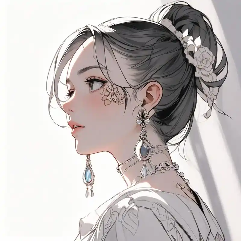 这次为大家带来一组绝美侧面女头像,适合微信等社交平台使用.