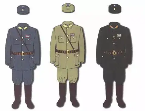 烽火戎装:抗战期间同形不同色的国军军服