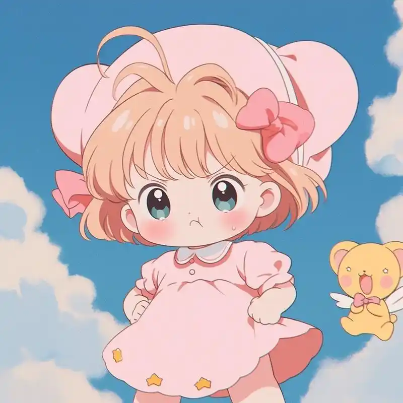 二次元头像/百变小樱q版头像/小樱小时候头像/可爱小樱头像