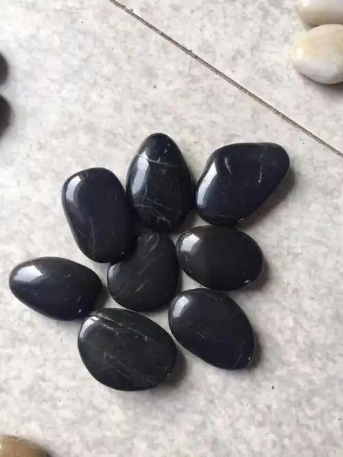 阳泉3-5公分黑色鹅卵石生产厂家