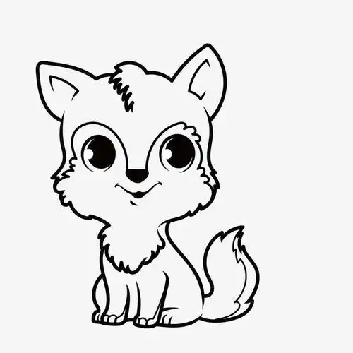 关键词  尾巴可爱的眼睛动物手绘简笔小狐狸