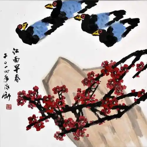 中国著名当代大写意国画家孙泳新